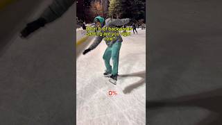 What is your level of backwards ice skating #skating #skate #hockey #figureskating #iceskating