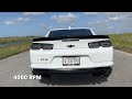 camaro ss exhaust comparison with without headers