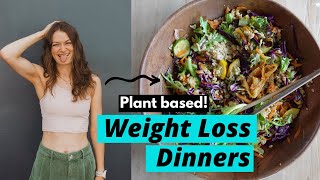 3 vegan weight loss dinners I eat weekly