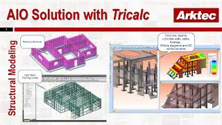 Demonstration Tricalc Graitec  - Structural analysis, detailing, project and budgeting (ENG)