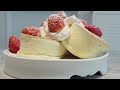 eng 탱글탱글 두툼한 수플레 팬케이크 만들기 노오븐 souffle pancake