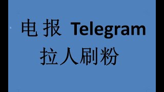 刑天数据系统给飞机电报Telegram群频道大量拉人拉粉的刷粉操作Using the  system to add  number of dummies to the  telegram group