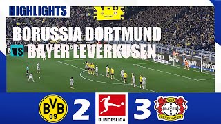 Borussia Dortmund vs Bayer Leverkusen 2-3 | 2025 Bundesliga | Match Highlights