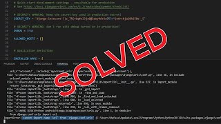 ImportError: cannot import name 'url' from 'django.conf.urls' - Django Python