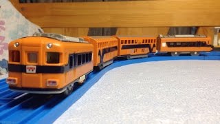 プラレール　近鉄 ビスタカー ４両編成・アーバンライナー を一緒に走らせてみた　Takaratomy Plarail