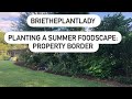 Planting a Summer Foodscape: property border