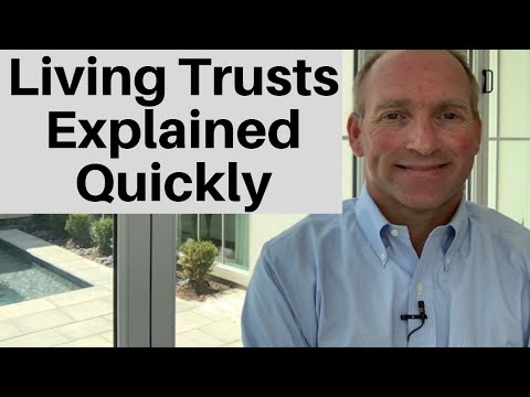 What should you not put in a living trust?