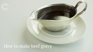 How to make beef gravy