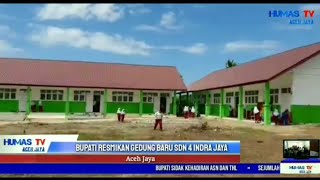 Bupati Resmikan Gedung Baru SDN 4 Indra jaya