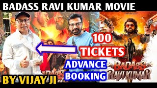 Badass Ravi Kumar Movie Advance Booking | 100 Tickets | Reaction By Vijay Ji | Himesh Reshammiya