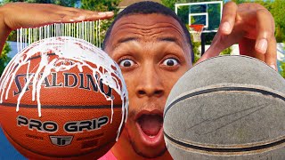 Basketball With Too Much Grip vs No Grip (WHICH IS WORSE)