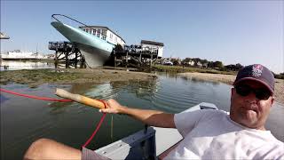 Punting to Hove Creek and Cobmarsh Island on a beautiful September day.