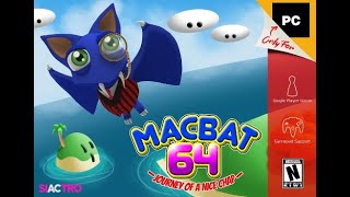 Macbat 64 - Full Game Playthrough - 100% with all Secrets - PC Version