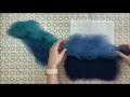 wet felting tutorial how to make an embellished clutch purse with batt fibre and curly locks