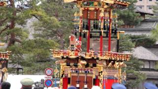 ４月１５日　春の高山祭り　からくり奉納　龍神台