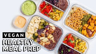 Healthy VEGAN Meal Prep | Easy Plant-Based Lunch Recipes