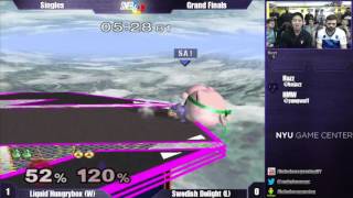 Super Nebulous 4 Grand Finals - Liquid Hungrybox (Jigglypuff) vs Swedish Delight (Sheik)