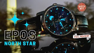 EPOS 3439 North Star Review | Mechanical Triple Calendar \u0026 Moon Phase with LUME!