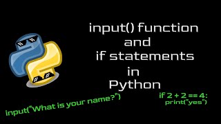 Input() function and if statements in Python
