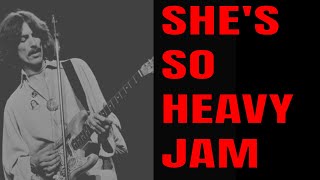 She's So Heavy Jam | The Beatles Blues Guitar Backing Track (A Minor)