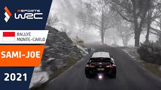 eSports WRC: Sami-Joe´s winning run `LUCERAM´ (reverse)