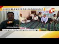 locals of kotkana stage hunger strike outside district collector office in jagatsinghpur