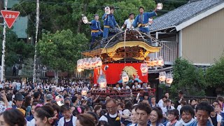 平成30年 二俣祭り 曳き別れ （諏訪連/西古連/笹若/二府連/吾妻連/旭連/白糸連/城南連/南嶺連/帽山連/古城連/白山連/城下連）