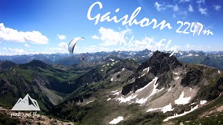 Grandioser Gaishorn Hike and Fly  - Gipfelstart vom höchsten Berg des Tannheimer Tals