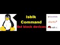 lsblk command to list all the block device attached to rhel redhat #linux  servers.