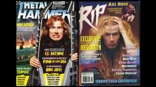 Megadeth Magazine Covers 1992-1994
