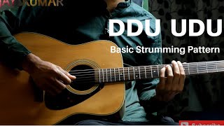 DDU UDU   Basic Strumming Pattern #viral #guitar #youtube