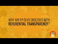 Why are FP devs obsessed with Referential Transparency?