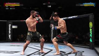 EA Sports UFC 4 -Khabib Nurmagomadov Vs Michael Chandler- Gameplay (PS4 HD) [1080p60FPS]