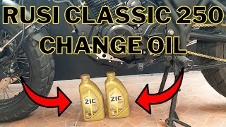 Rusi Classic 250 | Change Oil