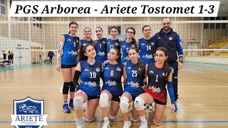 U18F  PGS Arborea - Ariete Tostomet 1 - 3 del 05/03/2024