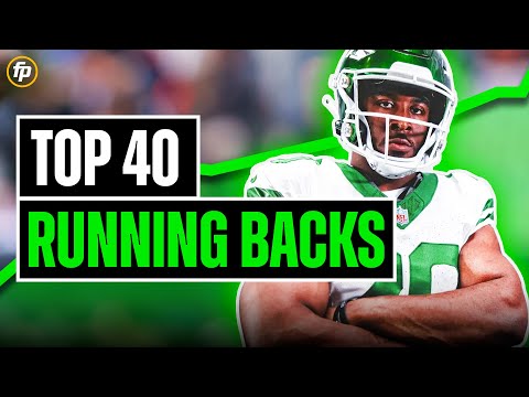 2024 Fantasy Football Draft Rankings and Tiers | Top 40 Running Backs