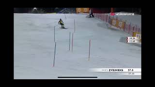 Miks Zvejnieks WC SL Madonna di Campiglio 22.12.2022