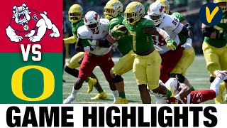 Fresno State vs #11 Oregon Highlights | Week 1 | 2021 College Football Highlights