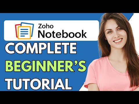 Zoho Notebook for Beginners Using Zoho Notebook 2024