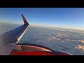 4k – gorgeous amsterdam sunrise takeoff – easyjet – airbus a320 200n – ams – oe lsn – scs 1239