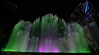 A Musical Fountain show for India's armed forces at the Dhirubhai Ambani Square