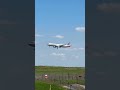 American Airlines Airbus A321 landing at DFW! #shorts