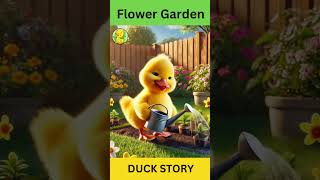 The Story of the Duckling and the Flower Garden – A Short Cartoon!#shorts