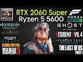 RTX 2060 Super + Ryzen 5 5600 & 32GB Ram - Test In 10 Games !