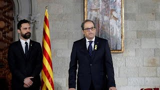 Quim Torra investi comme président de la Généralité de Catalogne