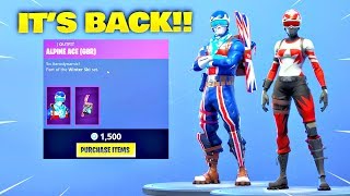 Fortnite Alpine Ace Is Back In The Item Shop Videos 9tube Tv - new alpine ace set is back in the item shop new fortnite