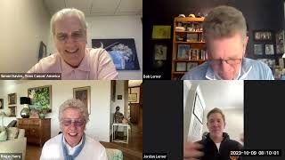 Roger Daltrey Talks with Young Survivor and his Father, and Executive Director of TCA Simon Davies