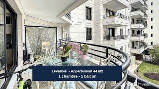 Levallois - Appartement de 44 m2 - 1 chambre - 1 balcon.