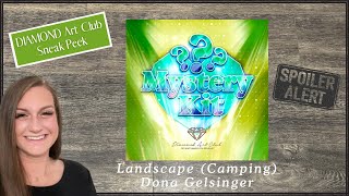 Diamond Art Club Sneak Peek! 👀 Mystery 78 - Landscape (Camping) by Dona Gelsinger