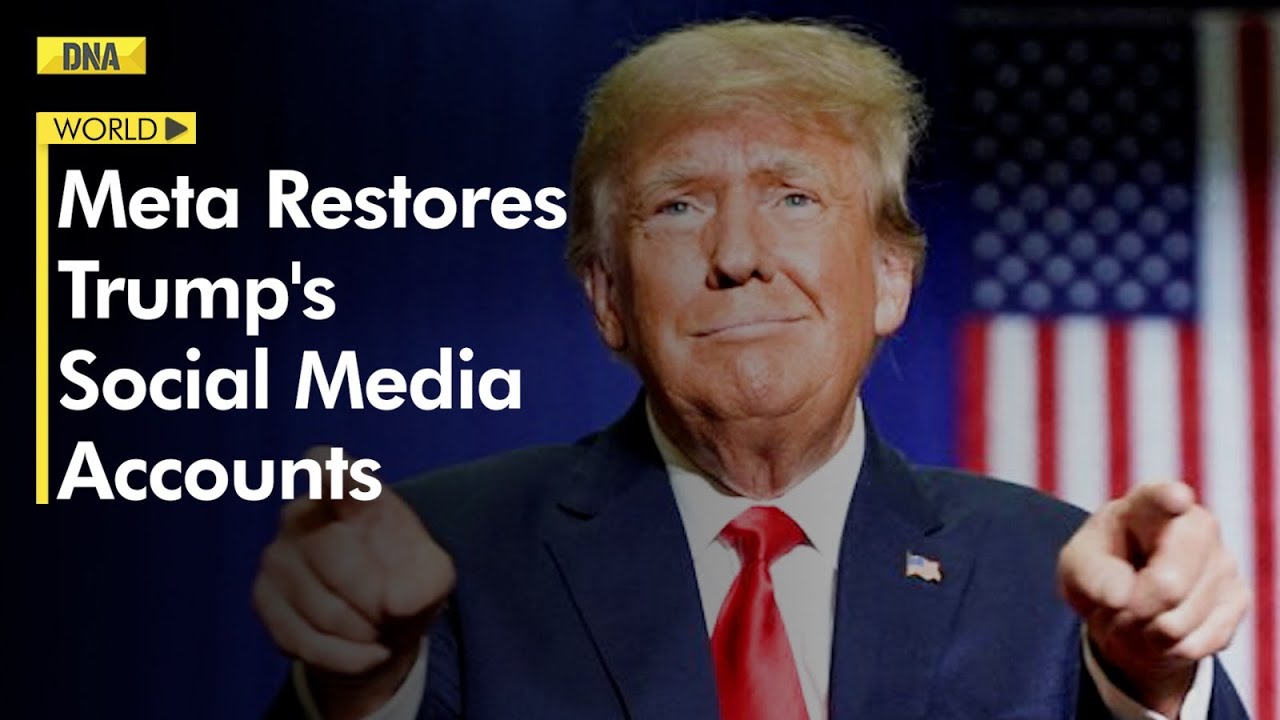 Meta Vs. Donald Trump: Meta Inc. Restores Access To Donald Trump's ...